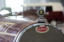 Znaczek i logo Bugatti, old car