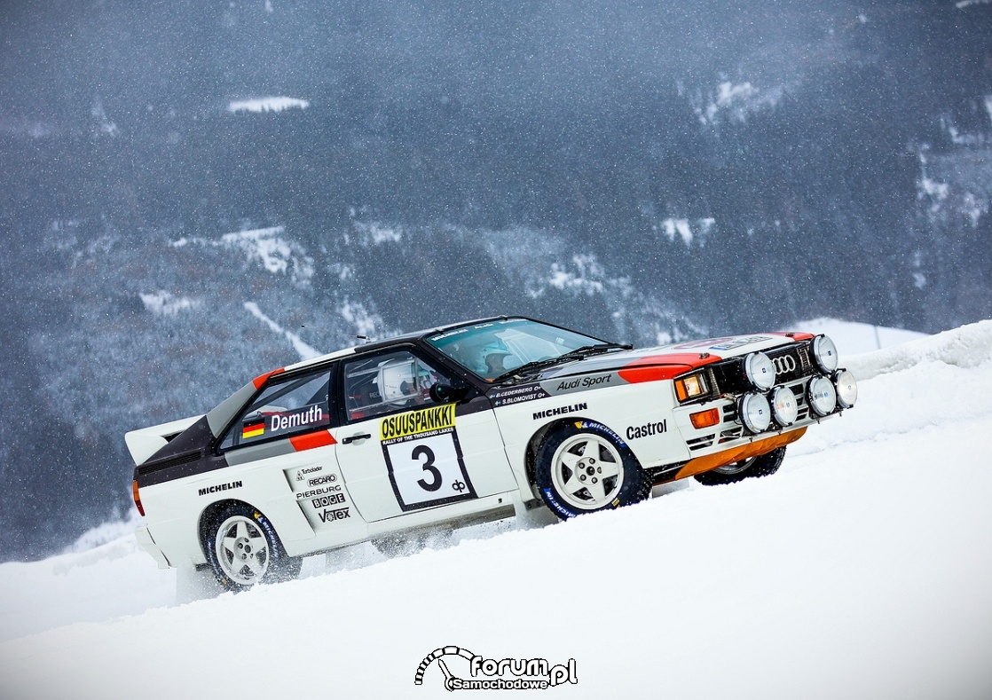 Audi quattro A2, drift