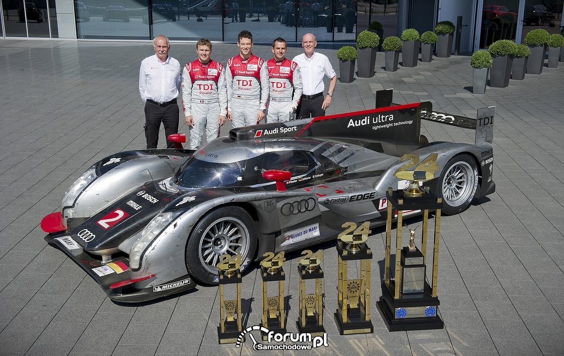 Audi R18 e-tron quattro, Le Mans, puchary