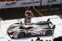 Audi R18 e-tron quattro na podium, 24 godzinny wyścig Le Mans