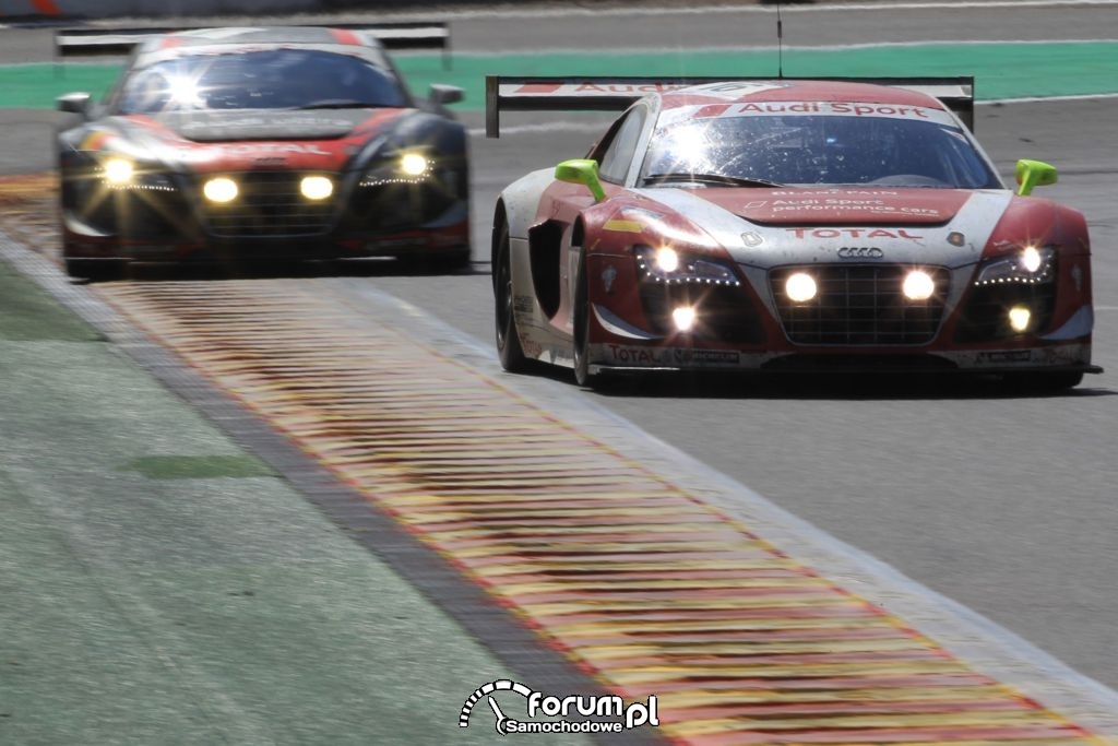 Audi R8 LMS ultra na torze w Spa, 7