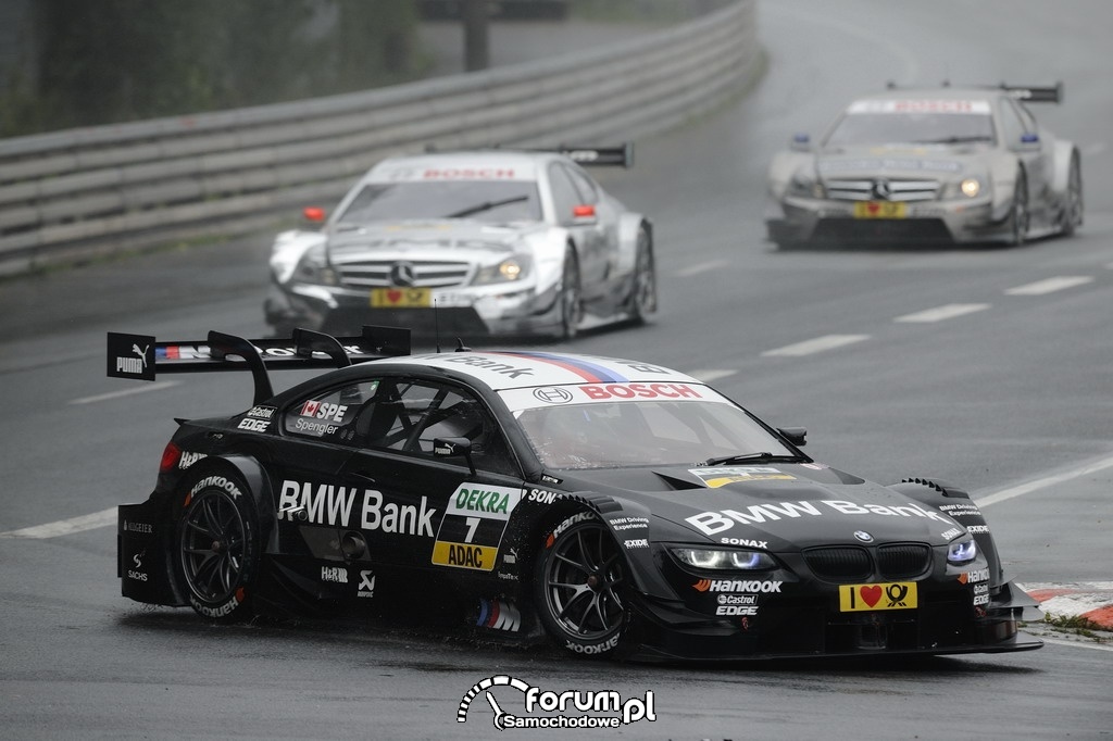 BMW Bank M3 DTM na torze Norisring w Niemczech 2012