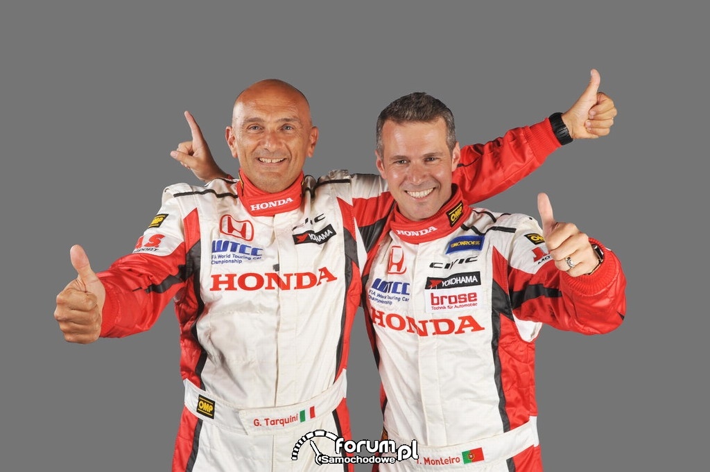 Gabriele Tarquini, Tiago Monteiro, kierowcy Honda WTCC