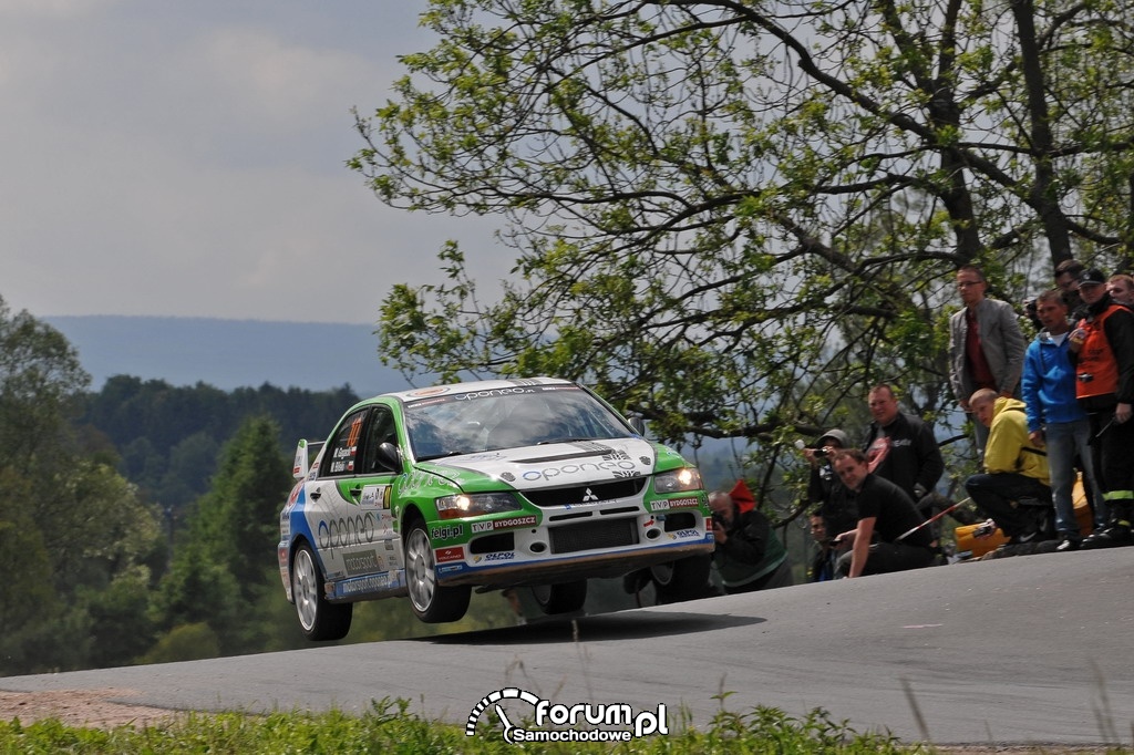 Gagacki, Mitsubishi Lancer Evo IX, Rajd Karkonoski 2012, 3