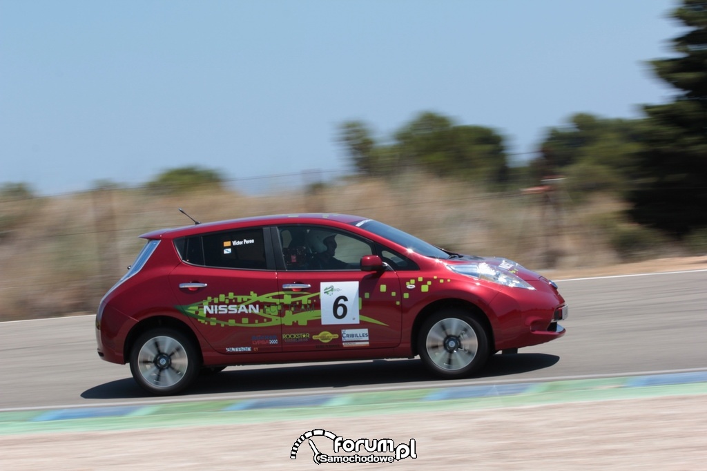 Nissan Leaf - zawody ECOseries 2013, Nissan Eco Team