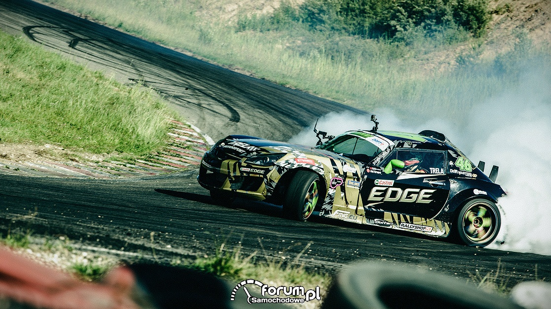 II runda Eastern Europe Drift Championship - Paweł Trela na podium