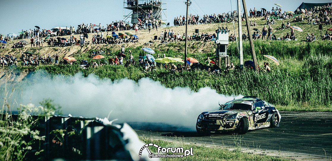 II runda Eastern Europe Drift Championship - Paweł Trela na podium