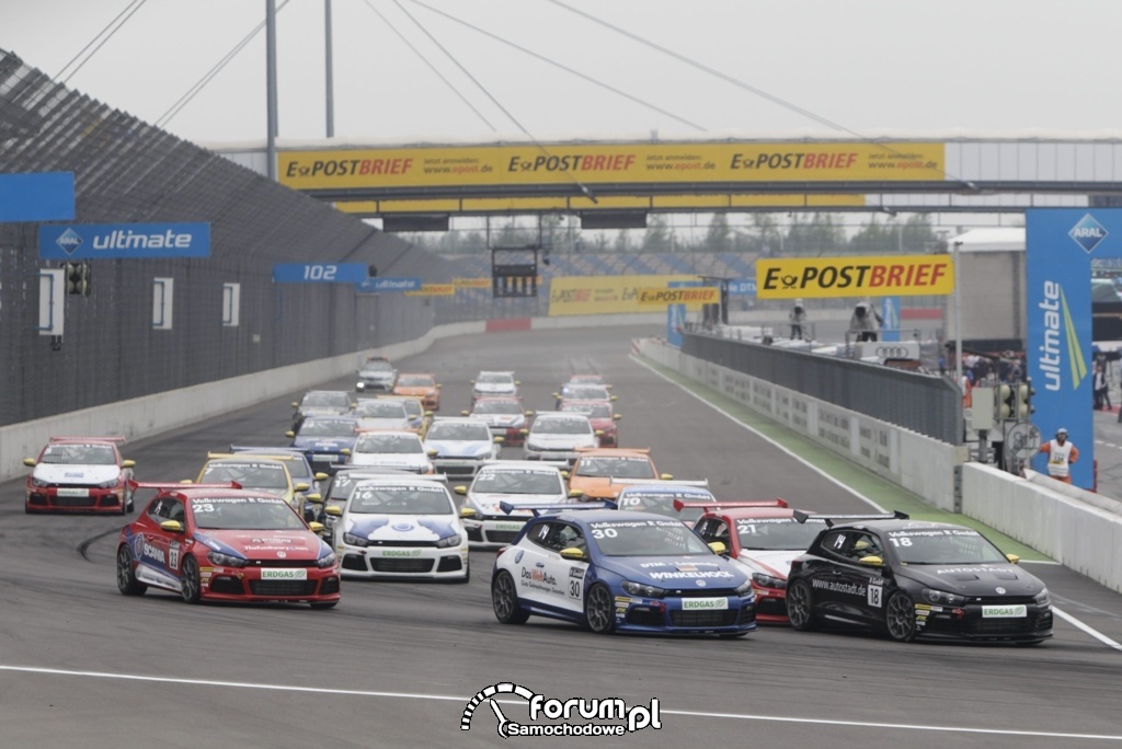 Puchar Scirocco R - Adam Gładysz na podium