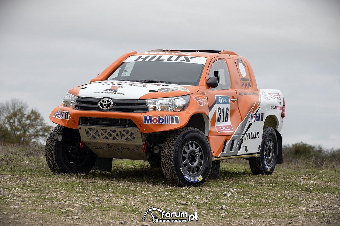 Prototypowy Hilux 4x4 w Rajdzie Dakar