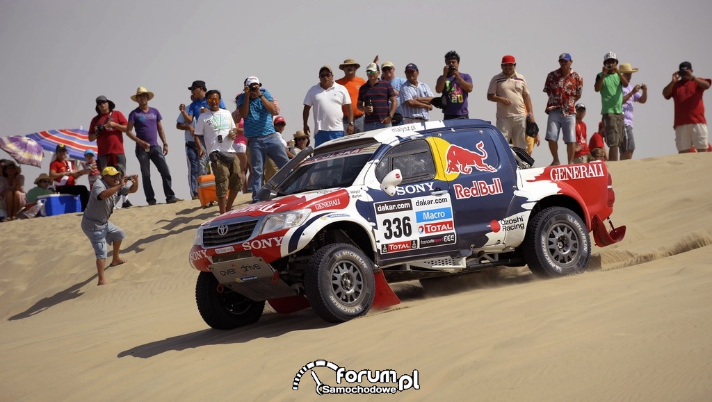 Toyota Hilux w Rajdzie Dakar 2013, zespół Małysz - Marton, 2