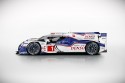 Toyota TS040 Hybrid, bolid hybrydowy, lewy bok