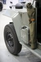 Jeep wojskowy, miejsce na kanisterek z benzyną