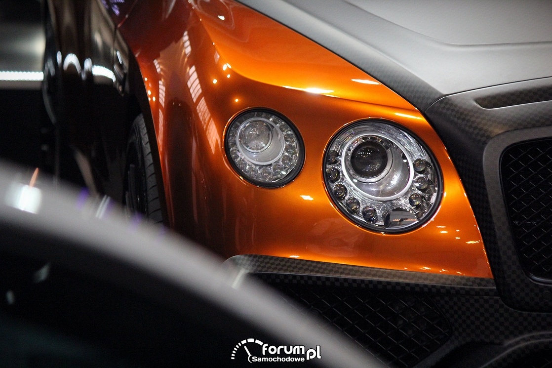 Bentley Continental Convertible, przednie światła
