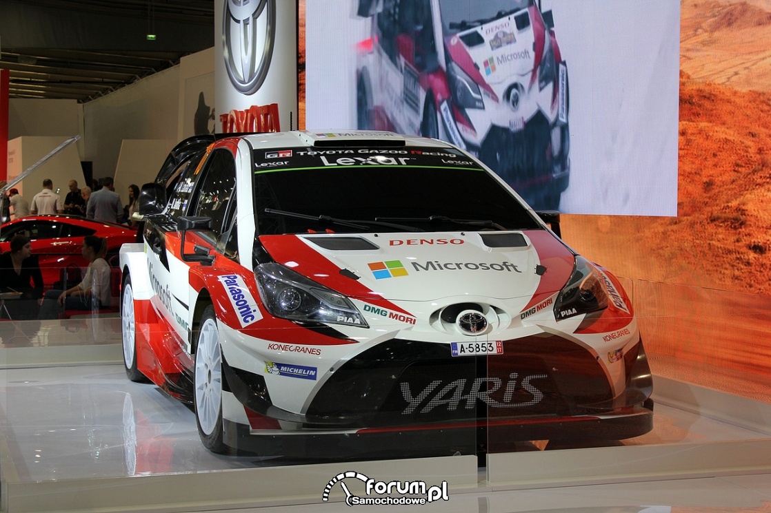 Toyota Yaris WRC, przód