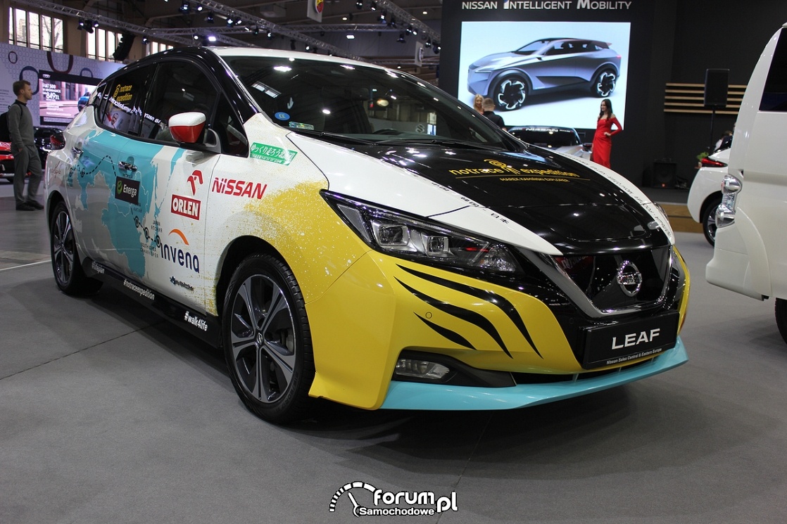 Nissan Leaf, ekspedycja Polska - Japonia