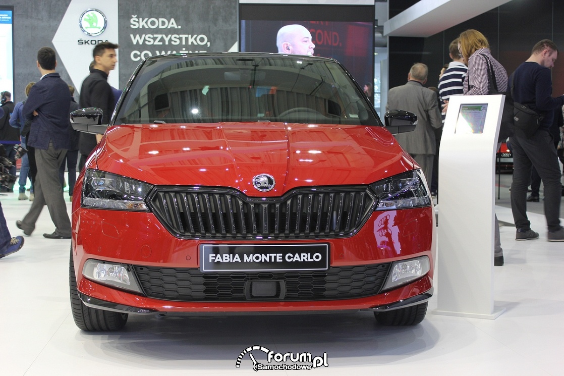 Skoda Fabia Monte Carlo, przód