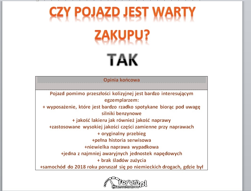 Sprawdzenie pojazdów przed zakupem - zdalnie