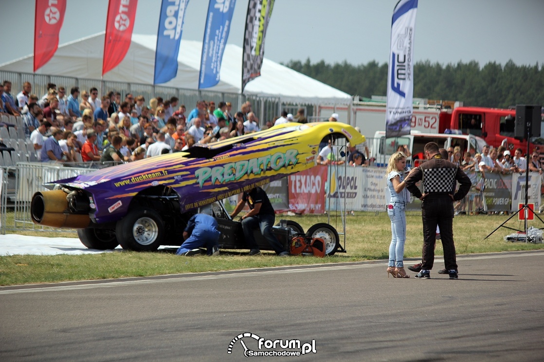 Dragster JET CAR Predator, Anita Kozłowska