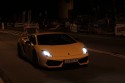 Lamborghini Gallardo w nocy