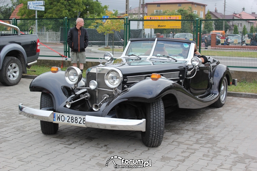 Mercedes-Benz 500 K z 1936 roku, replika ręcznie wykonana