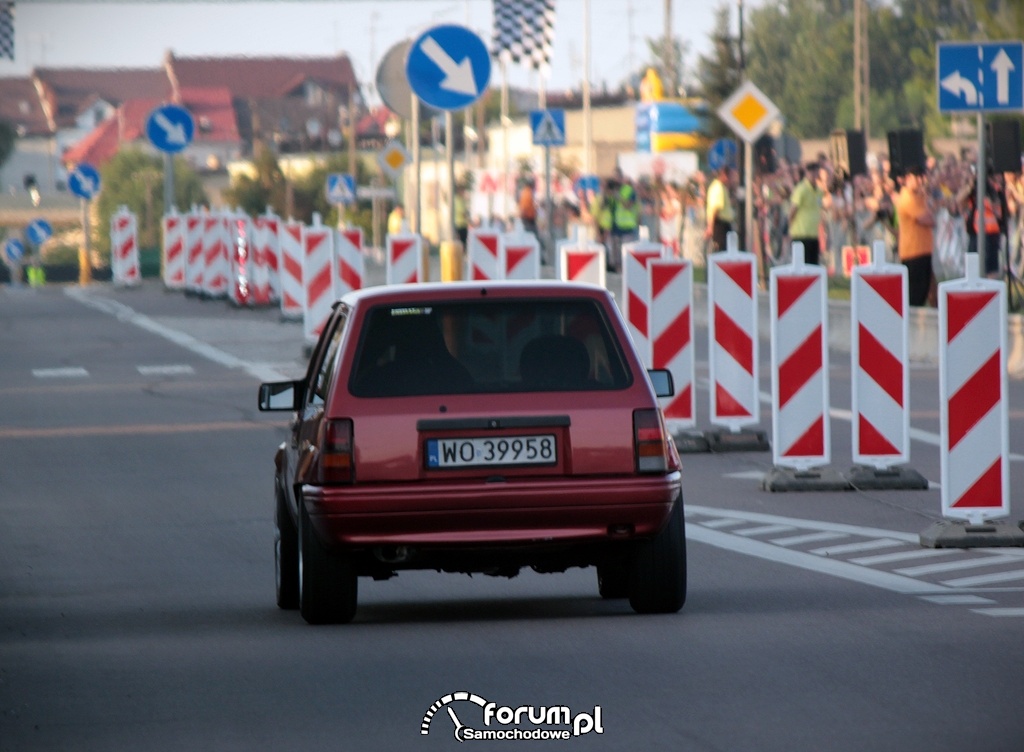 Opel Corsa podczas wyścigu