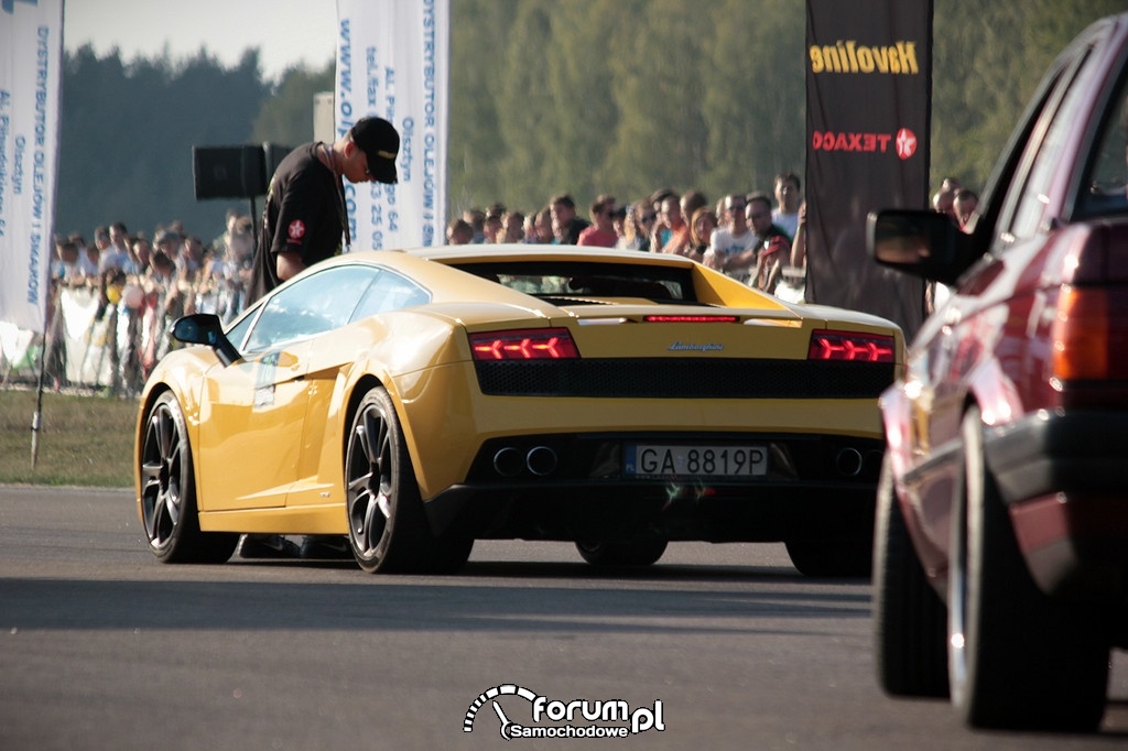 Lamborghini Gallardo, linia startu w wyścigach równoległych