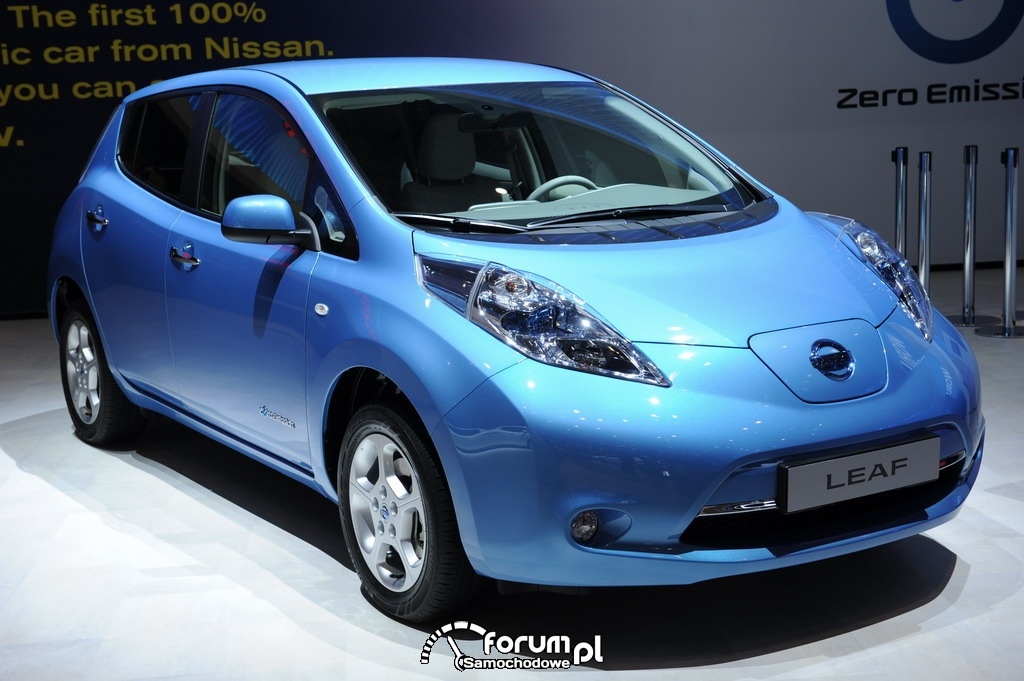 Nissan LEAF - widok z przodu