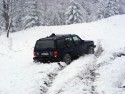Jeep Grand Cherokee, góry, Wisła zimą