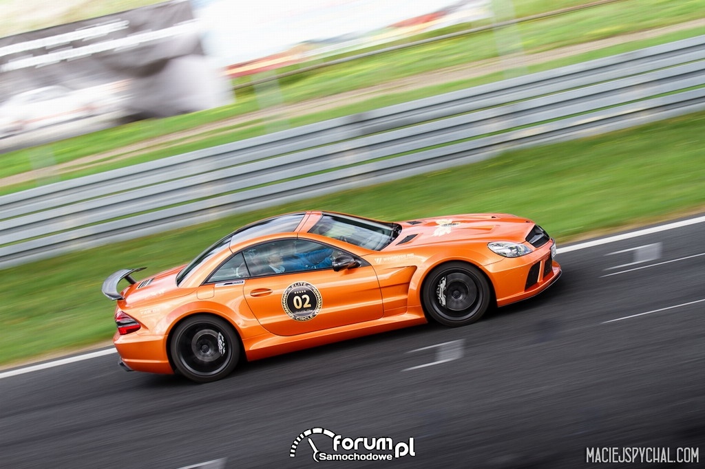 Mercedes-Benz SL 65 AMG Black Series, pomarańczowy