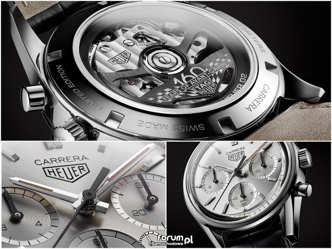 Carrera 160 Years Silver Limited Edition, zegarek