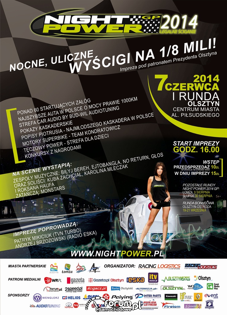 I runda NIGHT POWER 2014 GP