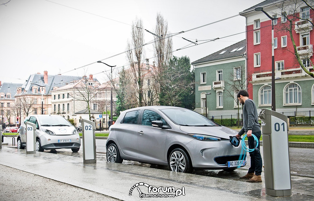 ECO-MIASTA Lublin i Malbork testują samochód elektryczny