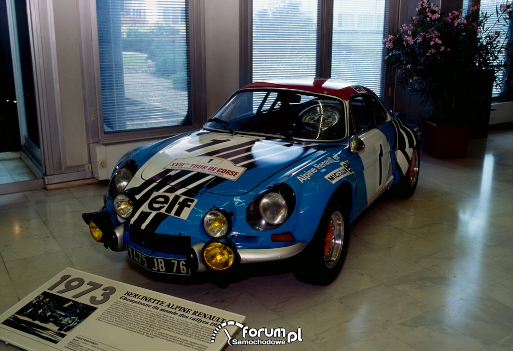 Renault Berlinette Alpine A110 i trochę historii w sporcie