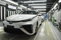 Linia produkcyjna wodorowej Toyoty Mirai