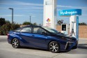 Toyota Mirai, na stacji, Shell Hydrogen