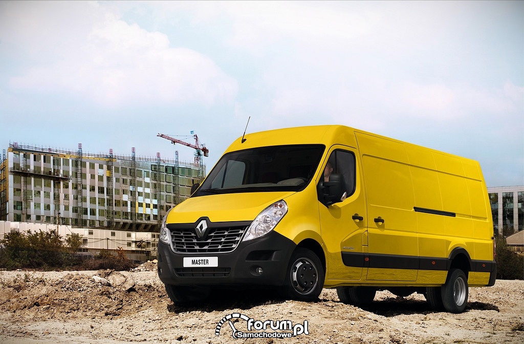 Renault Master 2014, na budowie