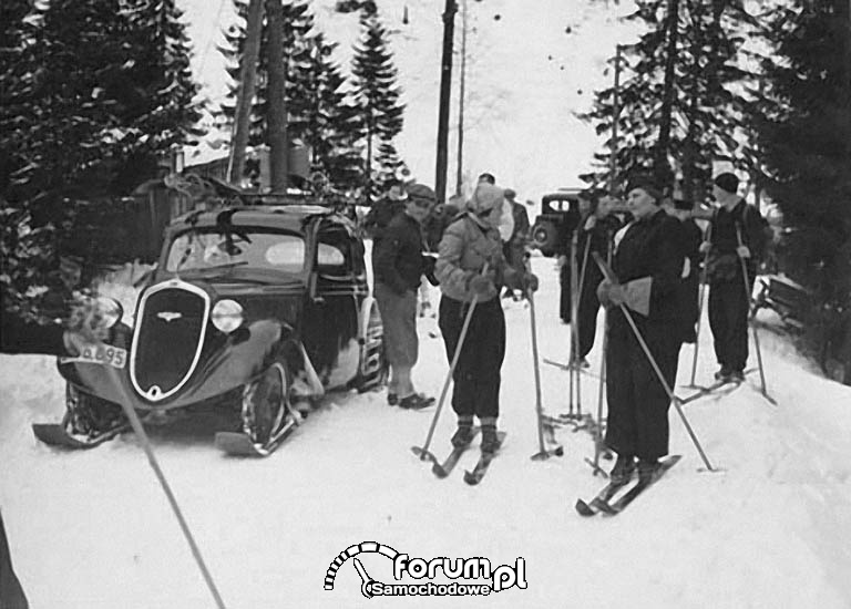 Poskramiacz śniegu z 1934 roku - Skoda Popular