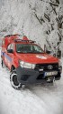 Toyota Hilux w służbie GOPR, zima