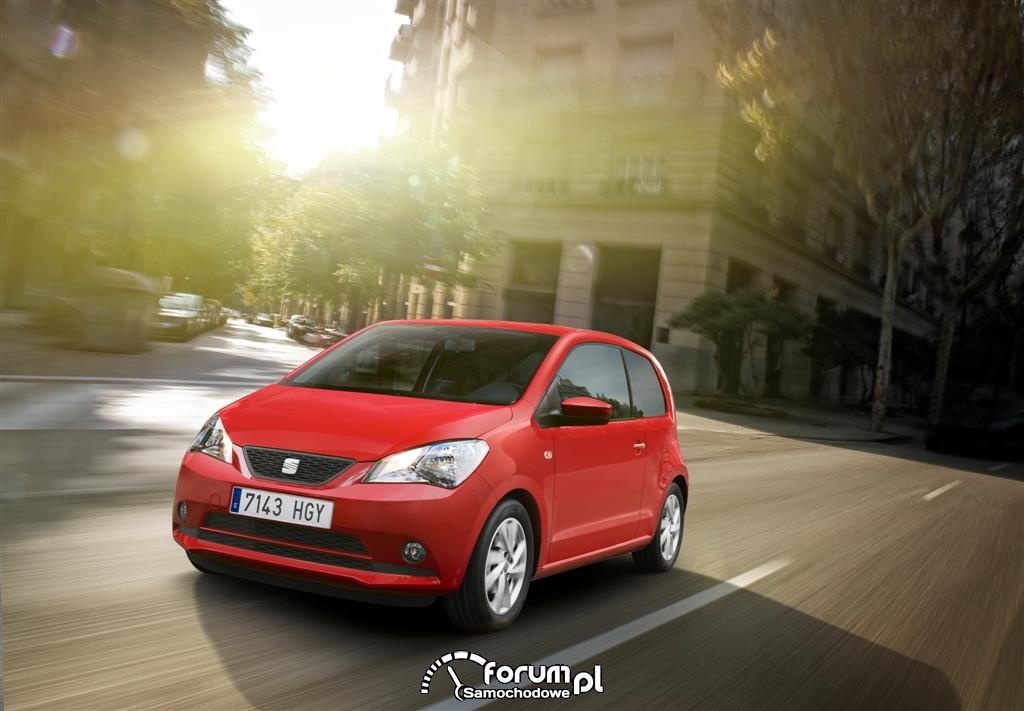 SEAT Mii - czerwony 2