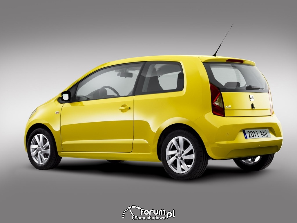 Seat Mii - widok z tyłu