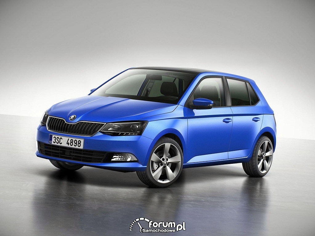 Skoda Fabia, przód, 2015