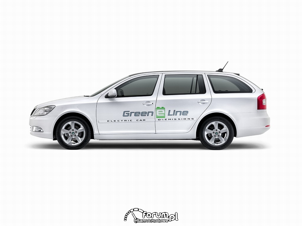 Skoda Octavia Green E Line, bok