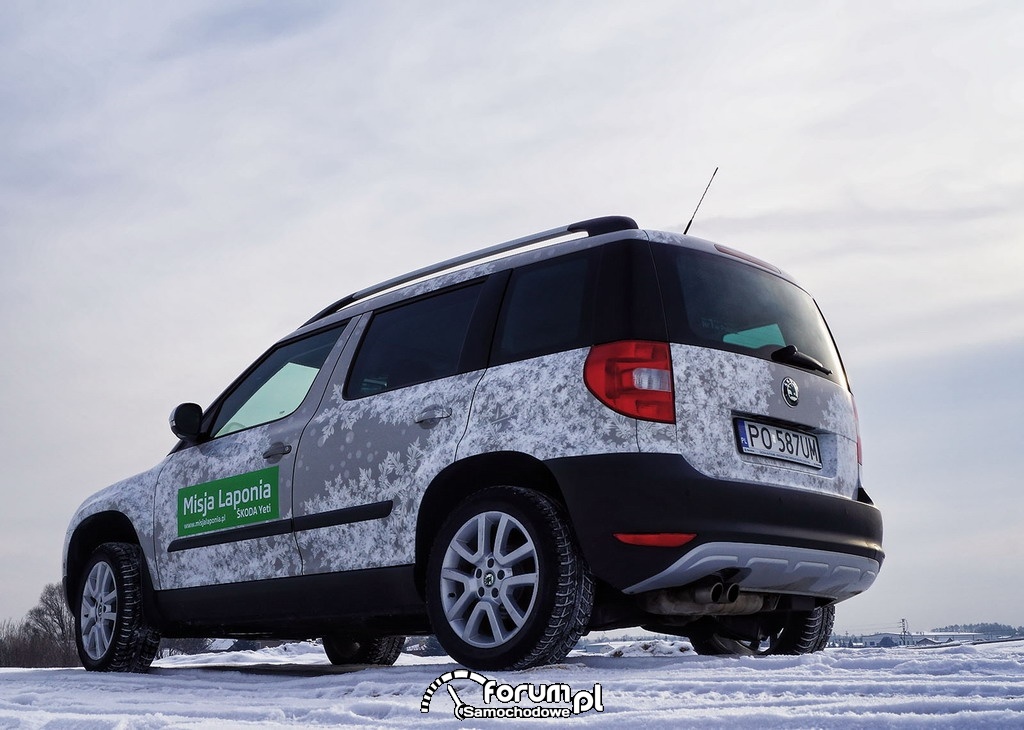 SKODA Yeti w wersji Elegance, Misja Laponia, 2