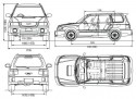 Subaru Forester I wymiary