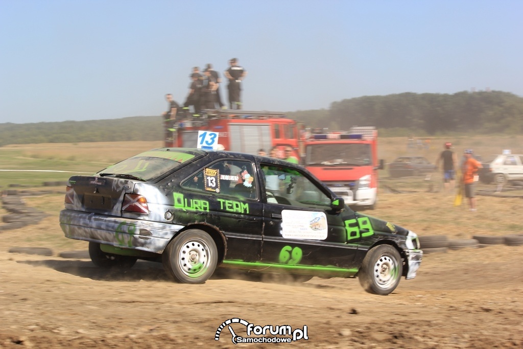 Ford Escort, Qura Team, Wrak Race