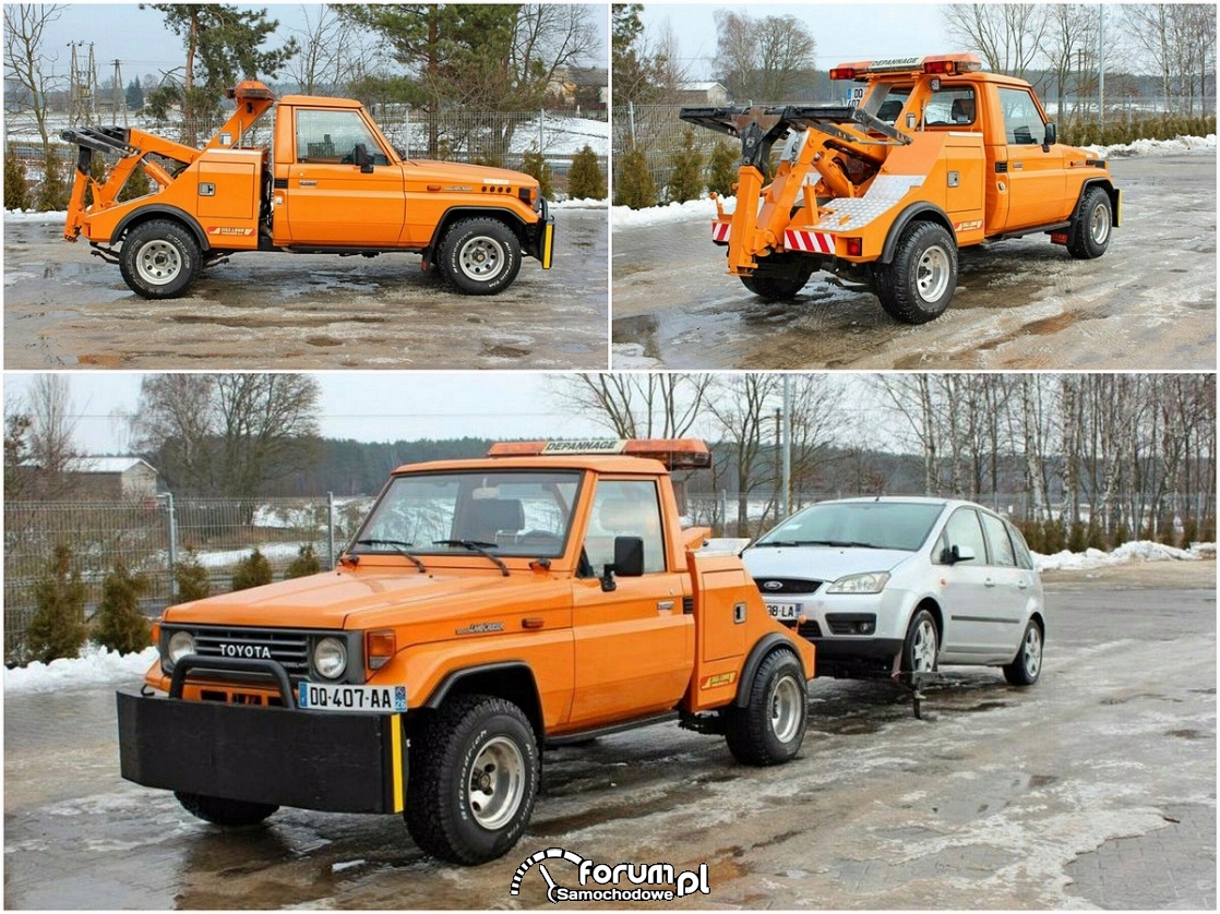 Autolaweta na bazie - Toyota Land Cruiser serii J7