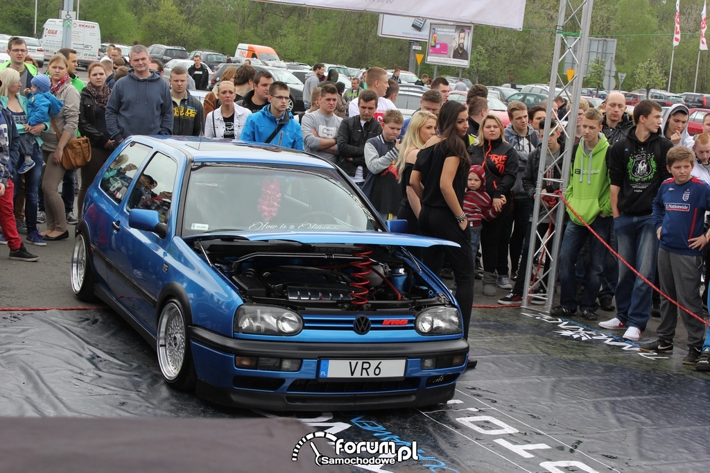 Volkswagen Golf III VR6, niebieski metalic