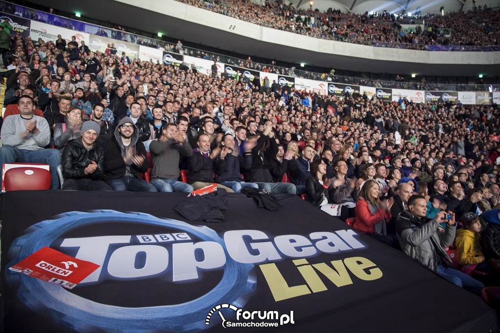 Publiczność na Top Gear Live w Warszawie