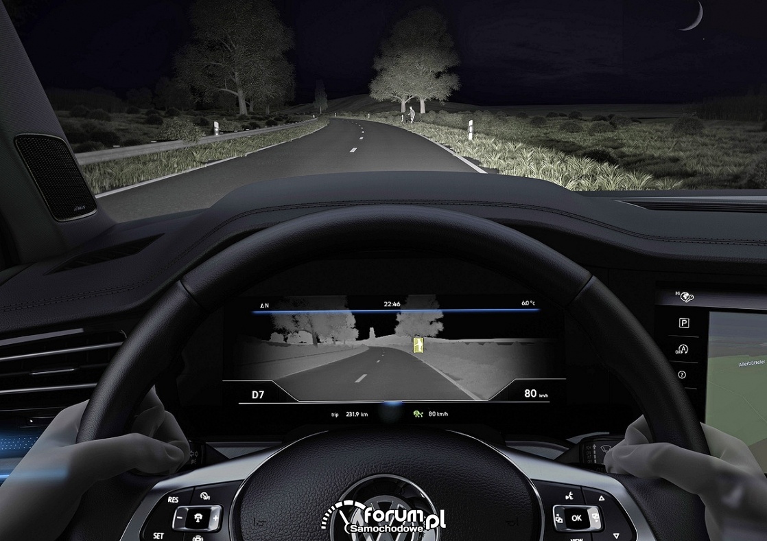 Nightvision - technologie high-tech w nowym Touaregu