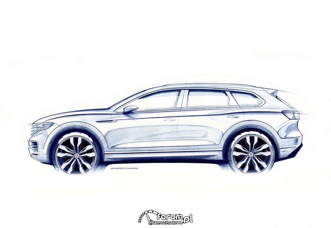 Szkic nowego VW Touarega